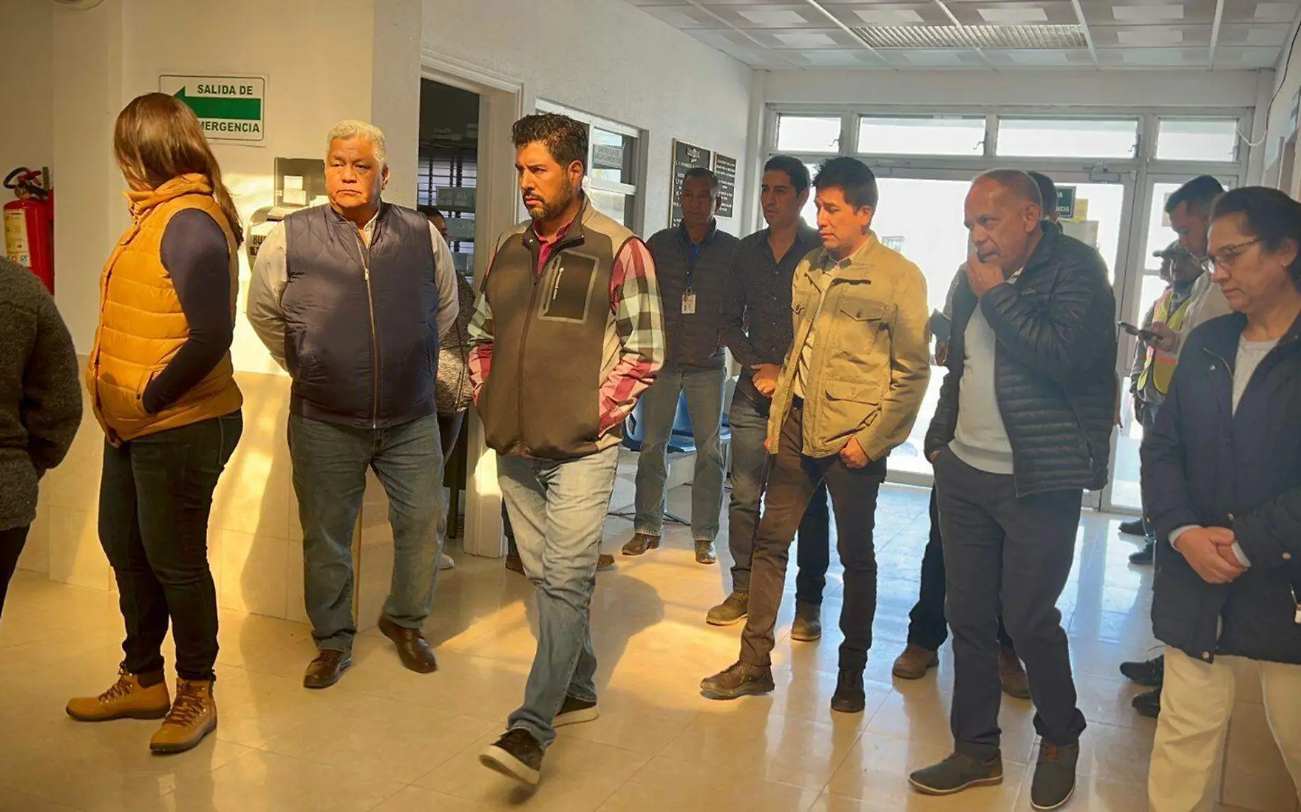 Equipo médico del sector Salud inspecciona Hospital Integral de Nuevo Ideal